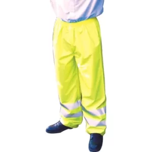 Hi-vis Breathable Yellow Trousers (XL)