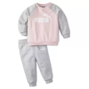 Puma No1 Raglan Crew Neck Set Baby Boys - Grey