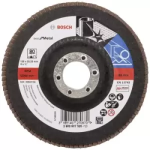 Bosch Accessories 2608607328 X571 Flap disc Diameter 125mm Bore diameter 22.33mm Steel