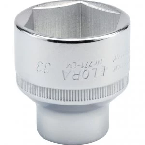 Elora 1/2" Drive Hexagon Socket Metric 1/2" 33mm