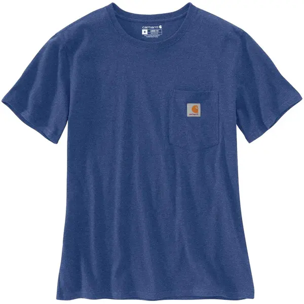 Carhartt Workwear Pocket Womens T-Shirt, blue, Size XS