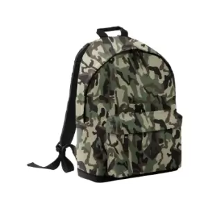 Bagbase Camouflage Backpack / Rucksack (18 Litres) (Pack of 2) (One Size) (Jungle Camo)