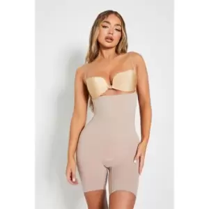 I Saw It First Seamless Smoothing Underbust Shapewear Shorts - Brown