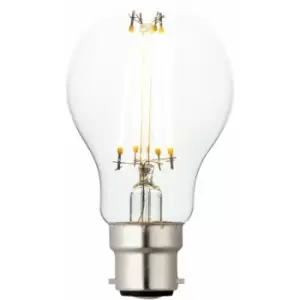 Loops - 6W B22 LED Vintage Filament gls Bulb - Warm White - Indoor/Outdoor LED Lamp