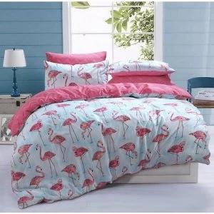 Pieridae Flamingo Reversible Duvet Set