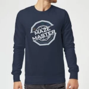 Crystal Maze Maze Master Sweatshirt - Navy - 4XL