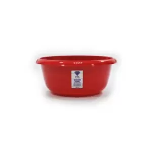 TML Round Bowl 6L Red Glitter