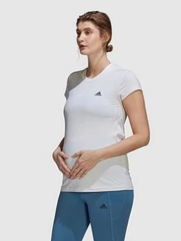 adidas Maternity Tee - White Size XL Women