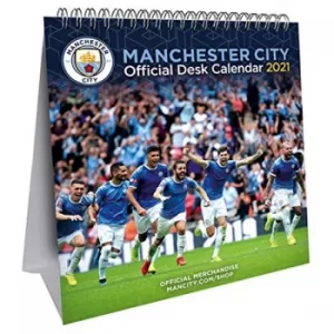 Manchester City FC Desktop Calendar 2021