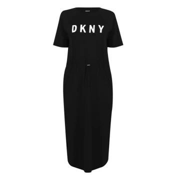 DKNY Sport DKNY Logo Midi Dress - Black