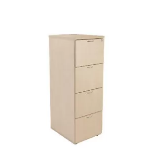 Ff Jemini 4 Drw Filing Cabinet Maple