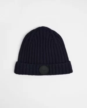 Ribbed Wool-cashmere Blend Beanie