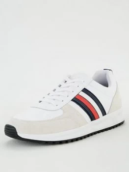 Tommy Hilfiger Modern Runner Trainers - White, Size 6, Men