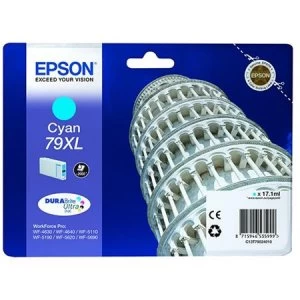 Epson Tower of Pisa 79XL Cyan Ink Cartridge