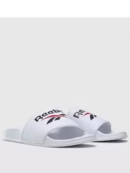 Reebok Vector Slide - White/Navy, Size 11, Men