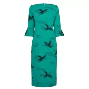 Biba Biba Tie Midi Dress - Green