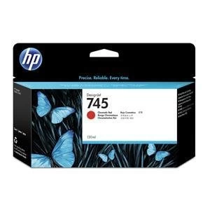 HP 745 Chromatic Red Ink Cartridge 130ml