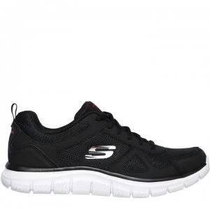 Skechers Track Scloric Mens Trainers - Black/Wht/Red