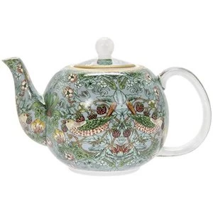 Strawberry Thief Teal Tea Pot By Lesser & Pavey