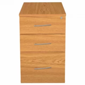 TC Office Regent Under Desk 3 Drawer Pedestal, Oak