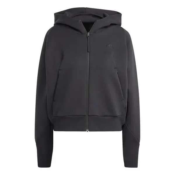 adidas Z.N.E. Full-Zip Hoodie Womens - Black 8