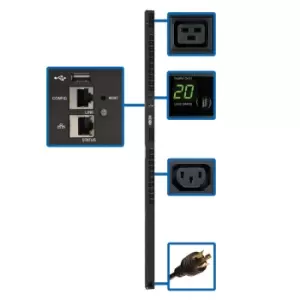 Tripp Lite PDUMV20HVNETLX 3.7kW Single-Phase Switched PDU - LX...