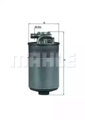 Fuel Filter KL154 79689274 by MAHLE Original