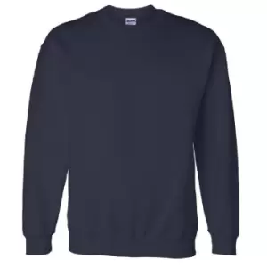 Gildan DryBlend Adult Set-In Crew Neck Sweatshirt (13 Colours) (L) (Navy)