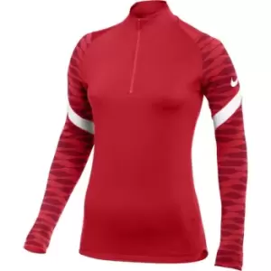 Nike Dri-FIT Strike 1/4-Zip Soccer Drill Top Ladies - Red