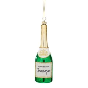 Sass & Belle Luxe Champagne Bottle Shaped Bauble