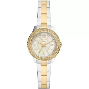 Fossil Stella Three-Hand Date Two-Tone Stainless Steel Watch