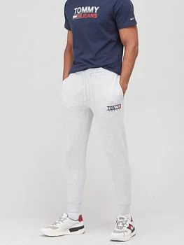 Tommy Jeans Entry Graphic Joggers - Silver/Grey , Silver Grey, Size S, Men