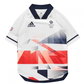 adidas Great Britain Football Jersey Juniors - White