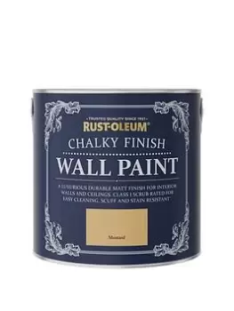 Rust-Oleum Chalky Wall Paint Mustard 2.5L