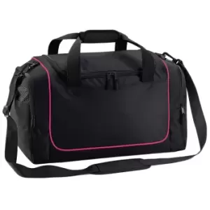 Quadra Teamwear Locker Duffle Bag (30 Litres) (One Size) (Black/Fuchia)