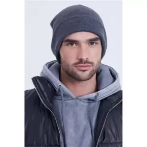 I Saw It First Charcoal Knitted Beanie Hat - Grey