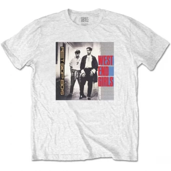 Pet Shop Boys - West End Girls Unisex X-Large T-Shirt - White