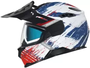 Nexx X.Vilijord Mudvalley Helmet, white-red-blue, Size 2XL, white-red-blue, Size 2XL