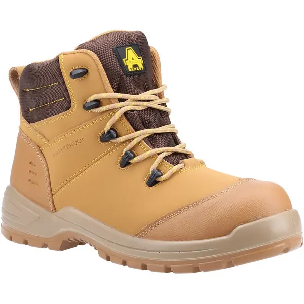 Amblers Safety Mens 308C S3 SRC Metal Free Safety Boots UK Size 9 (EU 43) Honey AMB336-HONEY-9