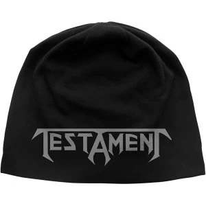 Testament - Logo Unisex Beanie Hat - Black