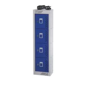 Link51 Express 4 Door Personal Effects Charging Locker