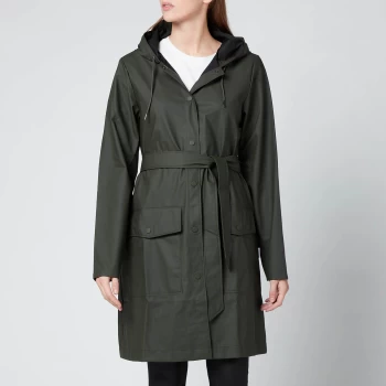 Rains Trekker Hooded Coat - Black - XS/S