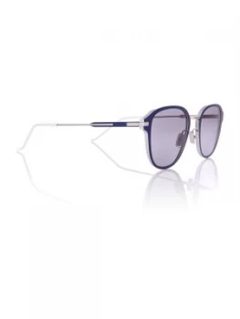 Dior Sunglasses Silver Blue CD AL13.9 Oval sunglasses Silver