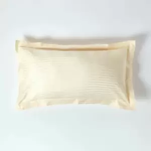 Pastel Yellow Egyptian Cotton Ultrasoft King Size Oxford Pillowcase 330 Thread Count - Pastel Yellow - Pastel Yellow - Homescapes