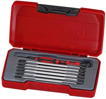 Teng Tools TM708 8pc Mini Mega Drive Screwdriver Set 7x Dbl End Blades