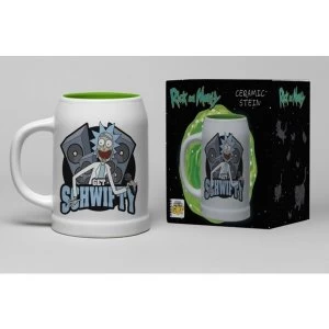 Rick And Morty - Get Schwifty Ceramic Stein Mug