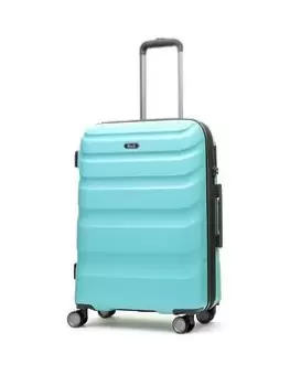 Rock Luggage Bali UYG8Q 8 Wheel Hardshell Medium Turquoise Suitcase