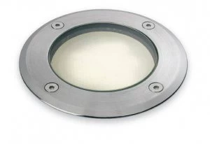 1 Light Walkover Recessed Light - Round Stainless Steel IP67