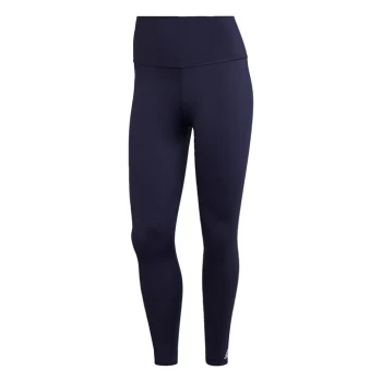 adidas Optime Training Luxe 7/8 Tights Womens - Blue
