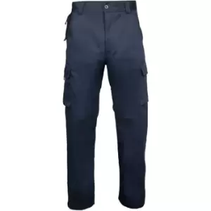 RTY Workwear Mens Premium Work Trousers / Pants (4XL x Long) (Navy) - Navy